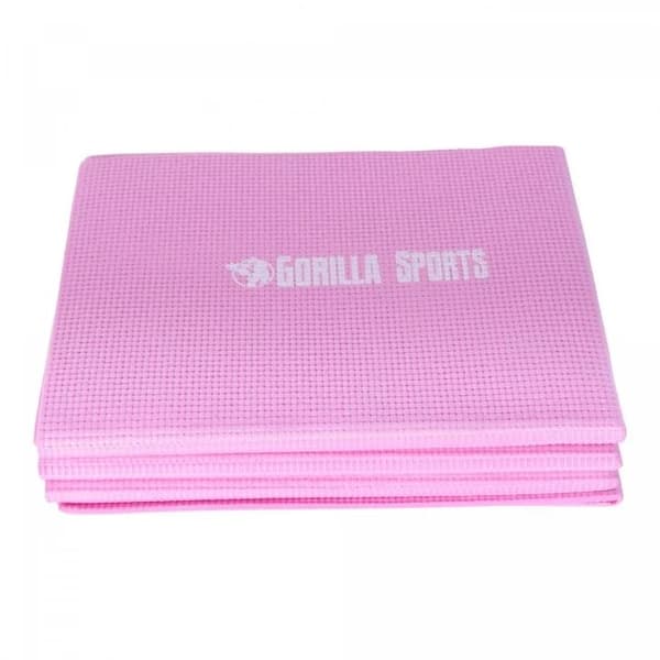 Yogamatta Vikbar 173x61cm - Grå Rosa