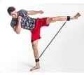 Miniatyrbillede 10 af 10: Lollanda Træningspakke til Fitness – Fitnessbånd med ankelrem og taljebælte til styrketræning