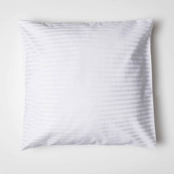 Belledorm 540 Thread Count Satin Stripe Continental Pillowcase
