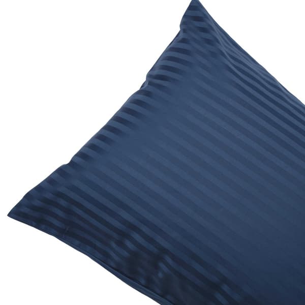 Belledorm 540 Thread Count Satin Stripe Housewife Pillowcases (Pair)