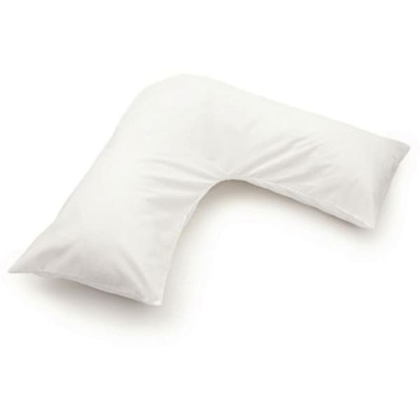 Belledorm Easycare Percale V-Shaped Orthopaedic Pillowcase