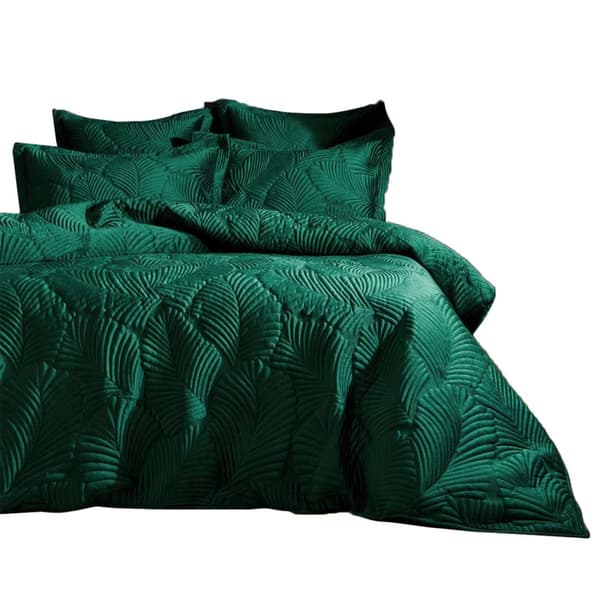 Paoletti Palmeria Contemporary Oxford Pillowcase Emerald Green 50cm x 75cm