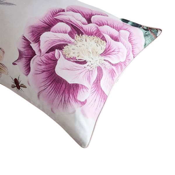 Paoletti Krista Housewife Pillowcase (Pack of 2) White/Purple/Green One Size