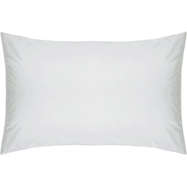 Belledorm Housewife Pillowcase (Pack of 2) Cloud Grey 51cm x 76cm