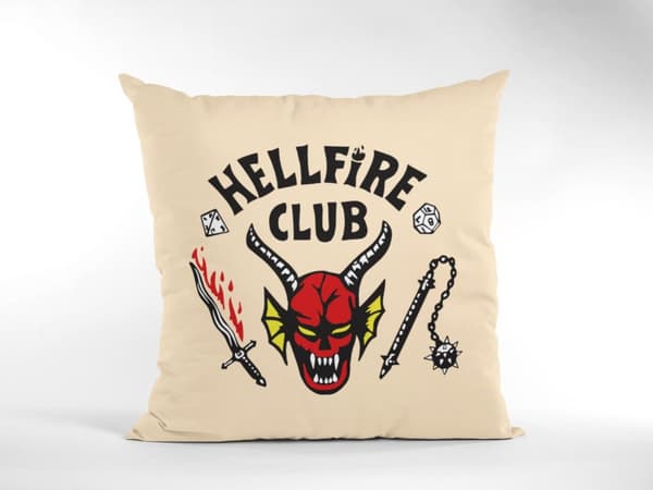 Hellfire kuddfodral kudde 50x50cm Stranger things