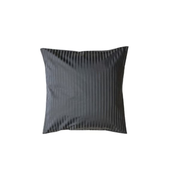 Belledorm Hotell Stripe Kuddfodral Charcoal 66cm x 66cm