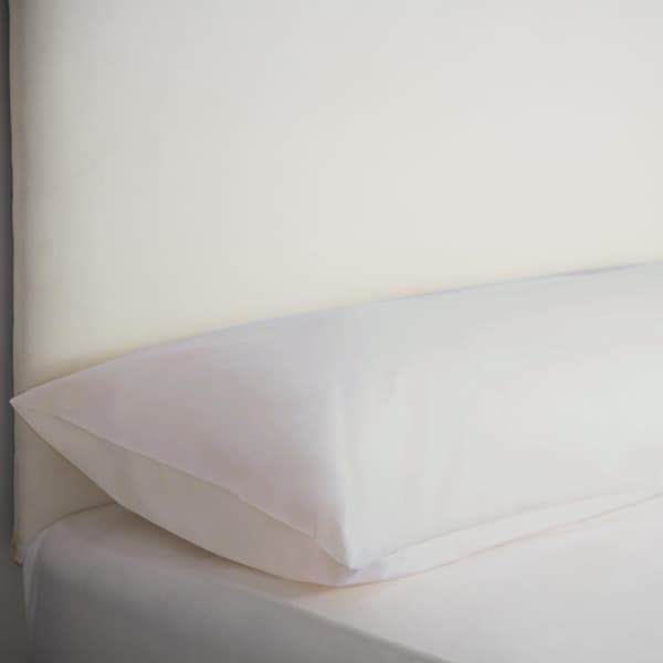 Belladorm Easycare Percale Bolster Pillow Case