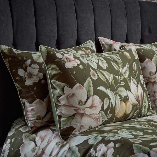 EW By Edinburgh Weavers Lavish Sateen Floral Housewife Pillowcase (Pack Of 2)