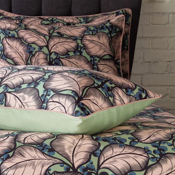 EW by Edinburgh Weavers Magali Sateen Tropical Housewife Pillowcase (Pack of 2)
