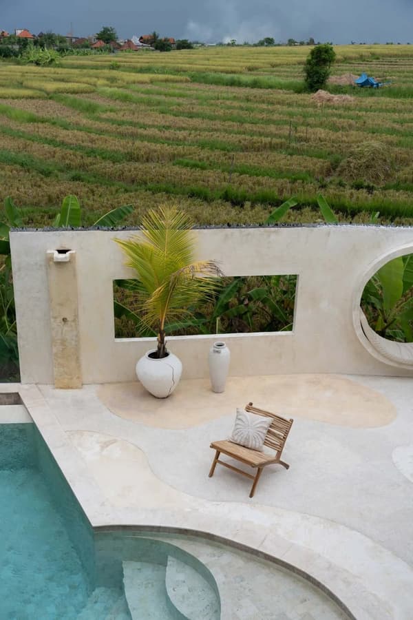 Isla Palm Kuddfodral - Naturlig Vit