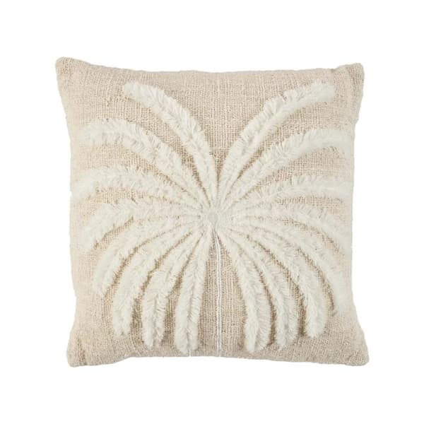 Isla Palm Kuddfodral - Naturlig Vit