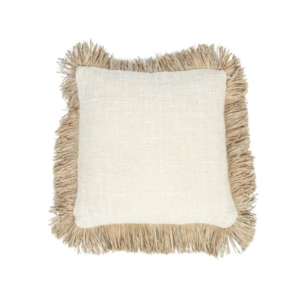 Saint Tropez Kuddfodral - Naturlig Vit - 40x40