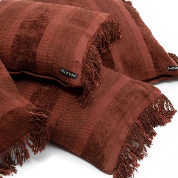 Oh My Gee Kuddfodral - Burgundy Sammet - 60x60