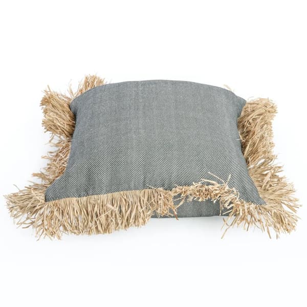 Bomulls Bonita Kuddöverdrag - Naturlig Svart - 60x60
