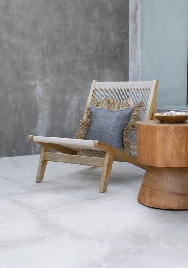 Bomulls Bonita Kuddöverdrag - Naturlig Svart - 60x60