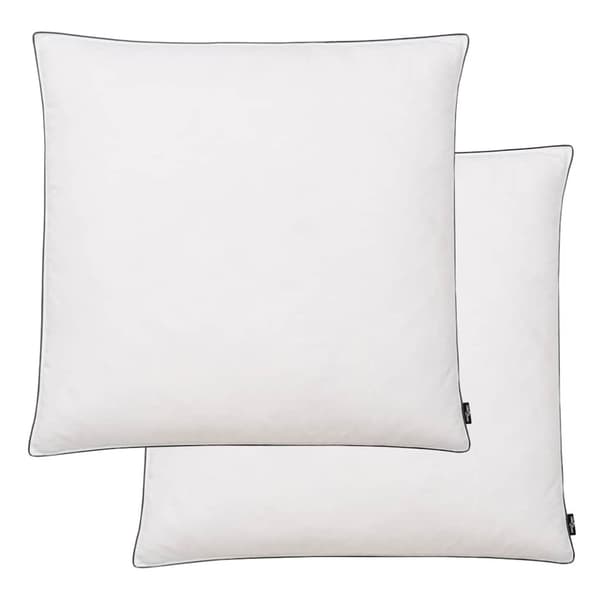 vidaXL Kuddar 2 st dun-/fjäderstoppning tung 80x80 cm vit