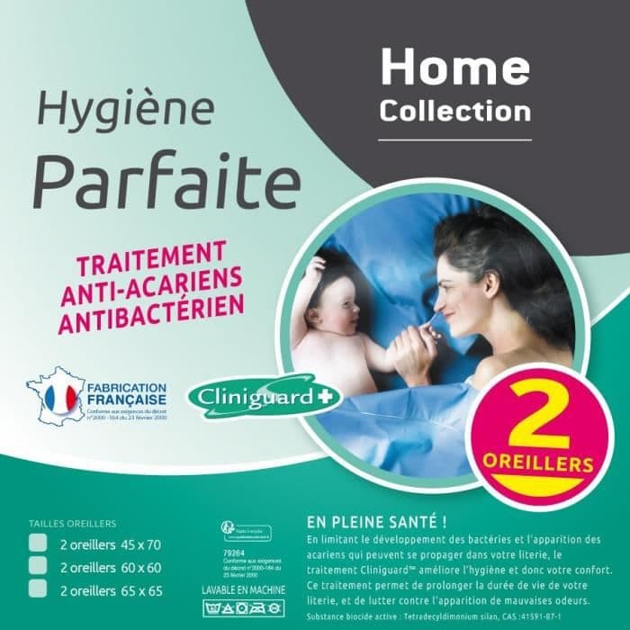 CALIN BLUE 2-sarjainen Cliniguard-tyyny 60x60 cm valkoinen