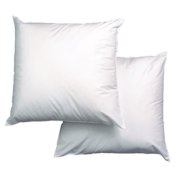 BLANREVE Uppsättning av två trippelskyddskuddar - 60 x 60 cm - vit