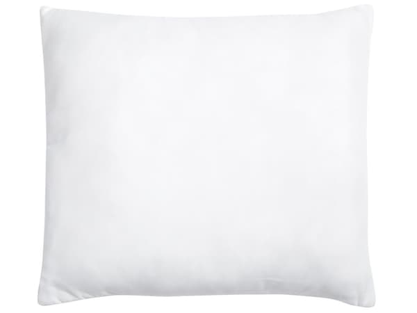 Tyyny valkoinen 80 x 80 cm mikrokuitu polyesteritäyte 2 kpl matala suorakulmio konepestävä pehmeä