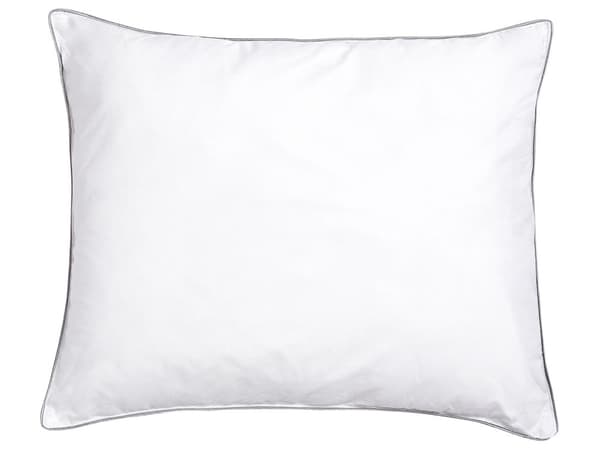Tyyny valkoinen 50 x 60 cm japara-puuvilla polyesteritäyte 2 kpl matala suorakulmio konepestävä