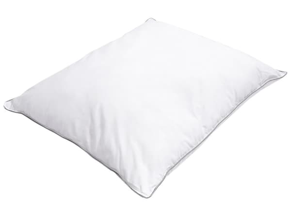 Tyyny valkoinen 50 x 60 cm japara-puuvilla polyesteritäyte 2 kpl matala suorakulmio konepestävä