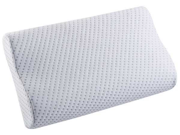 Kudde Memory Foam Vit Mjuk Kylande Tyg Nackstöd Ortopedisk Mjuk