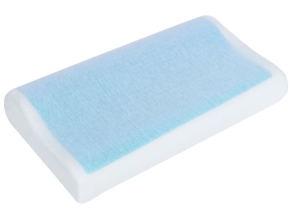 Kudde Memory Foam Vit Mjuk Kylande Tyg Nackstöd Ortopedisk Mjuk