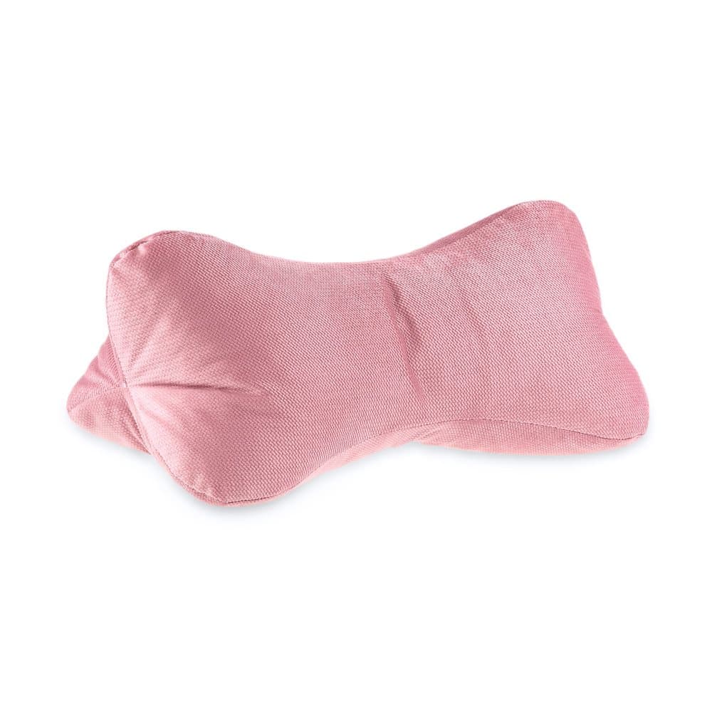 Nackkudde Benkudde Nackkudde 16 x 40 cm - Reading Bone Tvättbar Relax Kudde Resekudde Nackkudde Sammet Smutsrosa