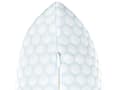 Miniatyrbilde 6 av 11: Pute Memory Foam Blå Hvit 60 x 40 cm Aloe Vera Stoff Nakkestøtte Medium fast Tilbehør Soverom