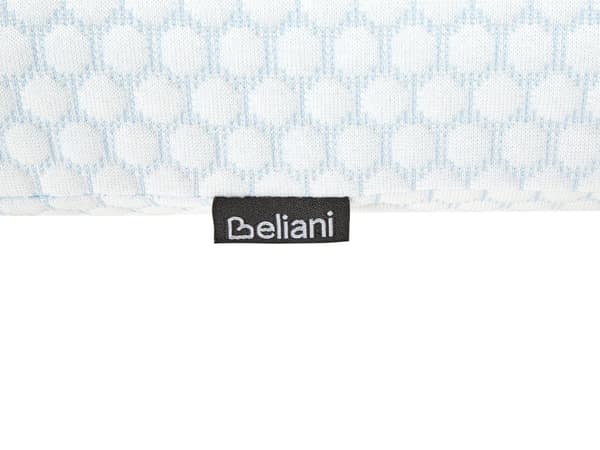 Pute Memory Foam Blå Hvit 60 x 40 cm Aloe Vera Stoff Nakkestøtte Medium fast Tilbehør Soverom
