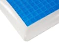 Miniatyrbilde 10 av 11: Pute Memory Foam Blå Hvit 60 x 40 cm Aloe Vera Stoff Nakkestøtte Medium fast Tilbehør Soverom