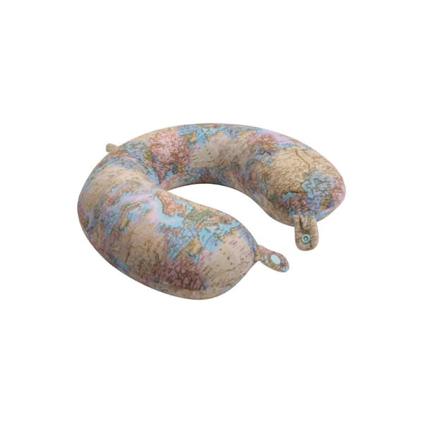 Mountain Warehouse World Map Memory Foam Travel Pillow