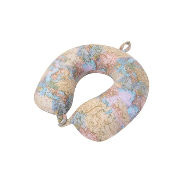 Mountain Warehouse World Map Memory Foam Travel Pillow