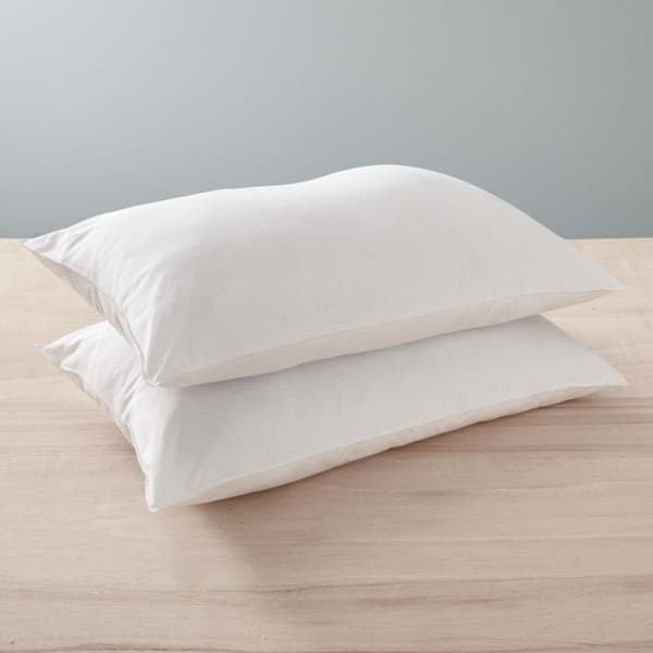 Set med 2 kuddar "Comfort" Polycotton sortiment 45 x 70 cm med Soft &amp; Care Anti-mite behandling
