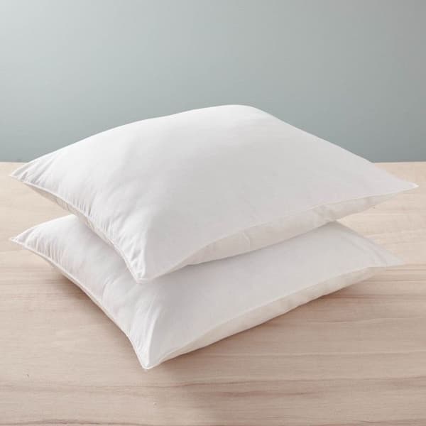 Set med 2 kuddar 60 x 60 cm Blanrêve "Comfort" Polycotton Serie med anti-kvalsterbehandling Soft &amp; vård
