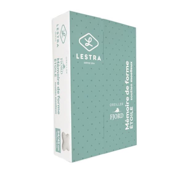 Lestra Fjord Relaxation Serenity Memory Foam Pillow - Mjuk Fjord Kudde