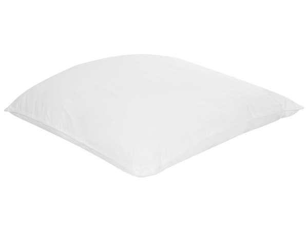 Sängkudde Vit Lyocell Japara Bomull Rektangulär 80 x 80 cm Polyesterfyllning Låg profil Sovkudde Sovrum