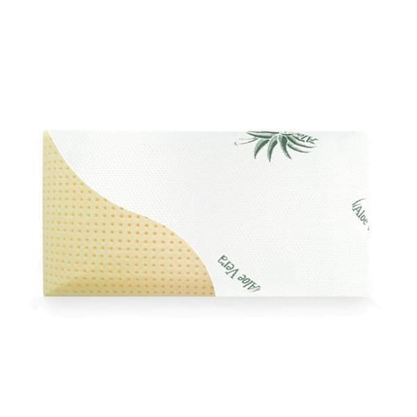 Ergonomisk kudde ALOE VERA kudde 40x80x15 viscoskum Hypoallergen minneskudde - 2 Aloe Vera överdrag