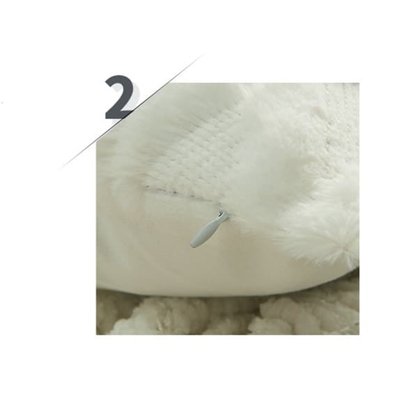 Mjukt dekorativt kuddfodral för vardagsrum, soffa 2-pack