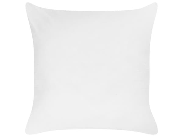 Sett med 2 puter Hvit Lyocell Japarabomull 80 x 80 cm Høy profil Polyesterfyll Hodepute Seng Soverom