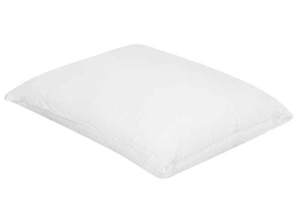 2 sengepuder Hvid Lyocell Japara Bomuld Rektangulær 50 x 60 cm Polyesterfyld Høj profil Sovepude Soveværelse