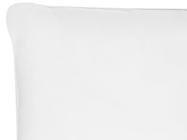 Två sängkuddar Vit Lyocell Japara Bomull Rektangulär 40 x 80 cm Polyesterfyllning Låg profil Sovkudde Sovrum