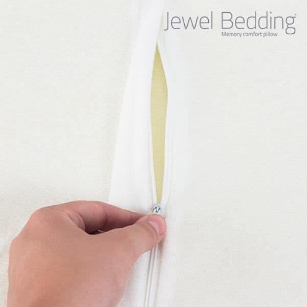 Viskoelastisk kudde - Jewel Sängkläder - Cervikal - 49x28x7 cm - Hypoallergen - Ergonomisk