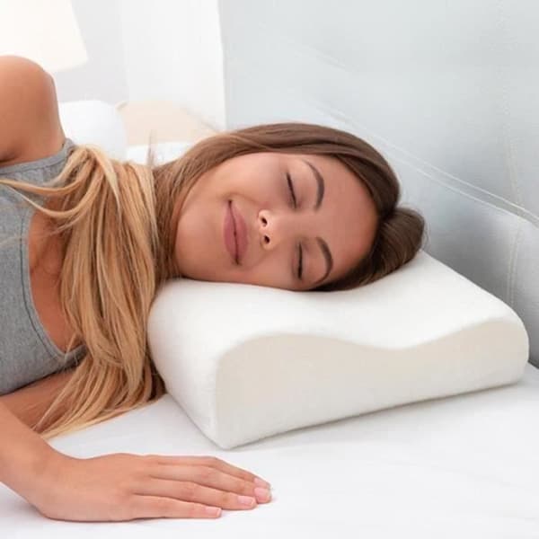 Ergonomisk formminneskudde Cervikal Viskoelastisk Komfort 50 x 30 x 10 cm LIK5991