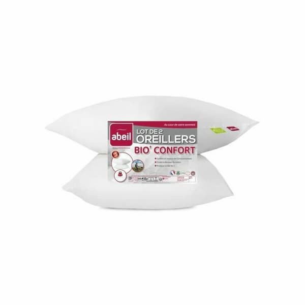Set med 2 kuddar Abeil Vit 60 x 60 cm (2 antal)