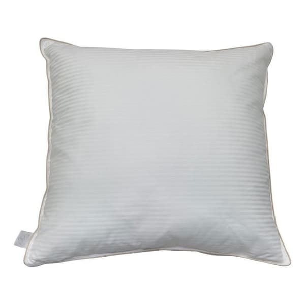 Kudde "Fjord Grand Hotel" med avtagbart fodral Ferme Com'Duv Randig bomullssatin Lestra - Kudde 65 x 65 cm