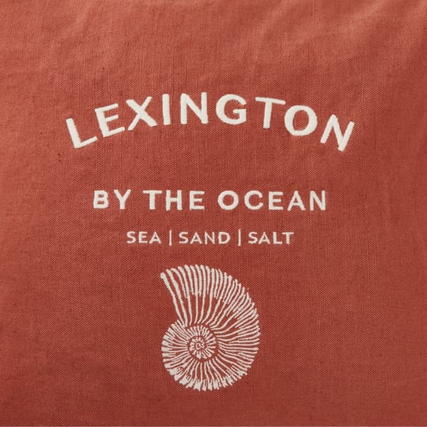 Lexington Logo Embroidered Linen/Cotton Kuddfodral