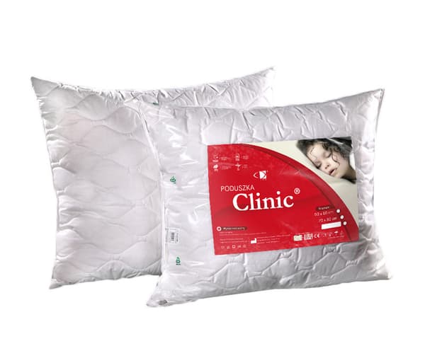 Anti-allergisk pude 50x60 Clinic 0,45 kg hvid 50% bomuld 50% polyester AMW