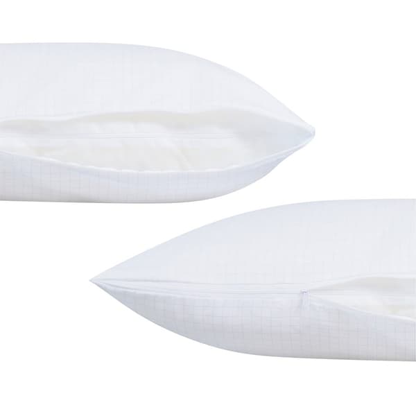 Anti-allergisk pude 50x60 Antistress glat 450g hvid AMZ