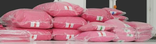 Halvdunkudde 50x60 Rosa Billigast